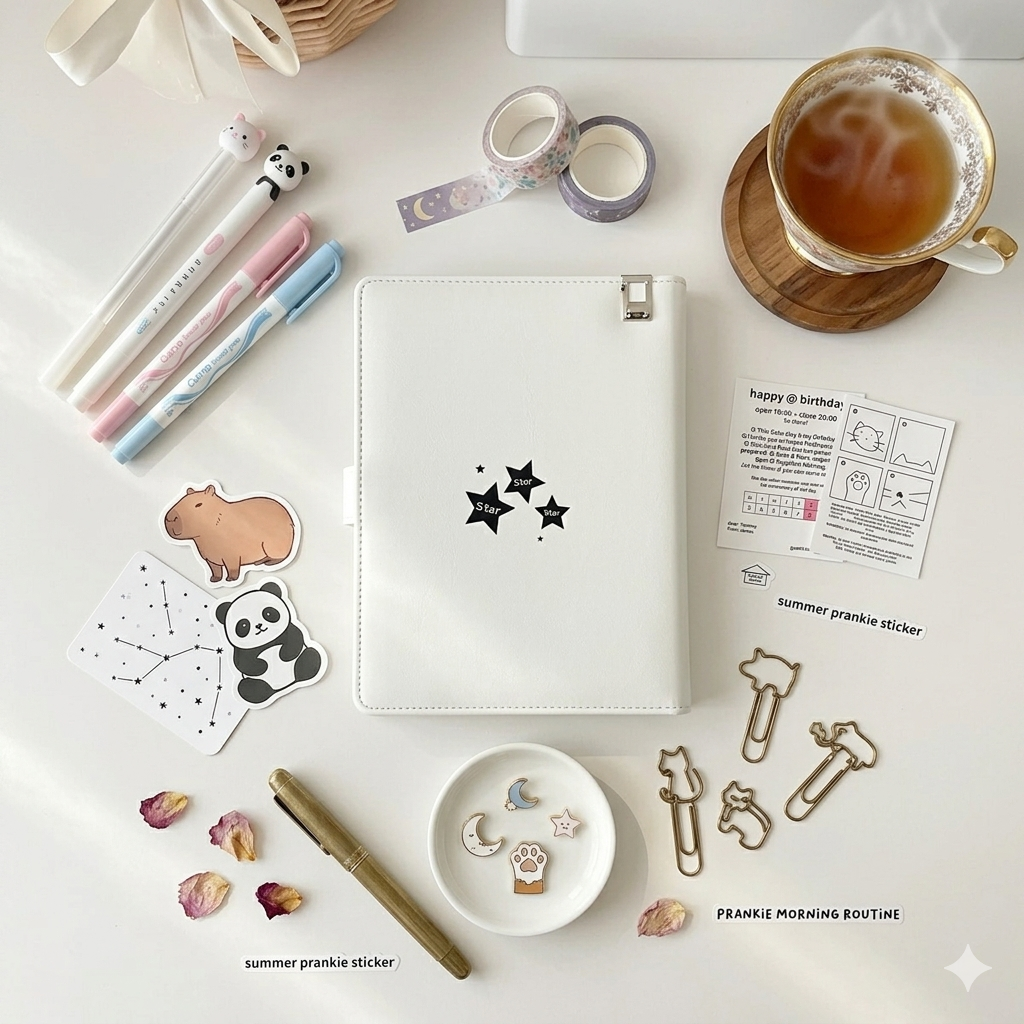 Album Collector "Starry Night" – Classeur A5 Kpop en Cuir PU Original ✨📸